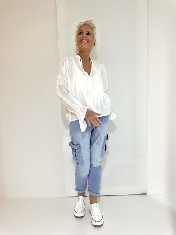 Bluse WhiteGlitter