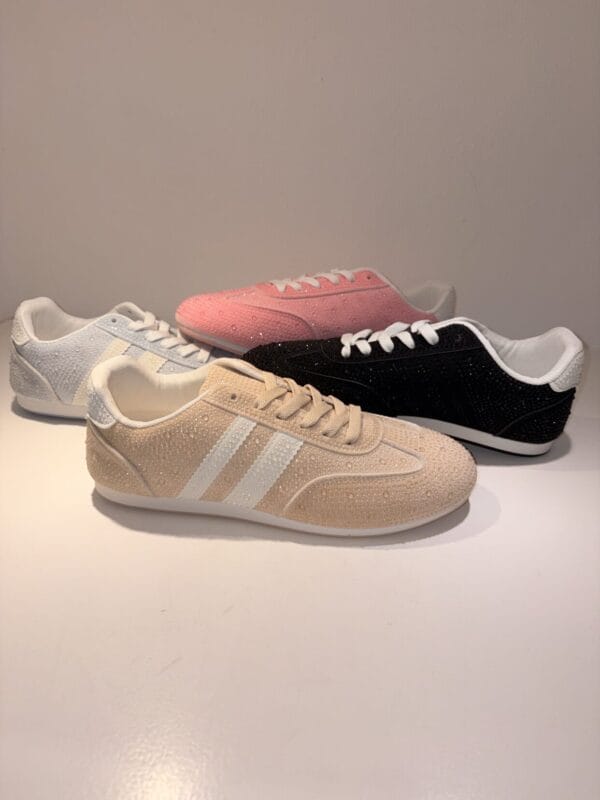 Sneaker LowTwoStripesSparkle