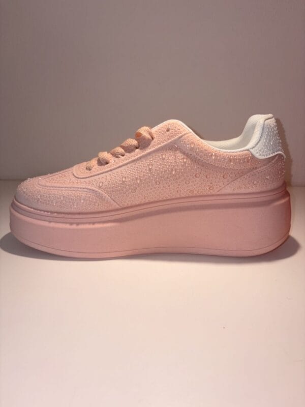 Sneaker LowSparkleRoseStripes