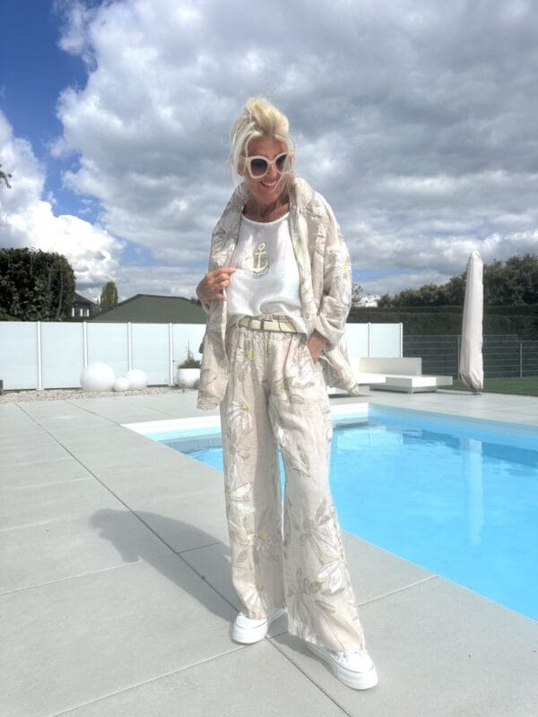 Anzug LeinenYGFlower