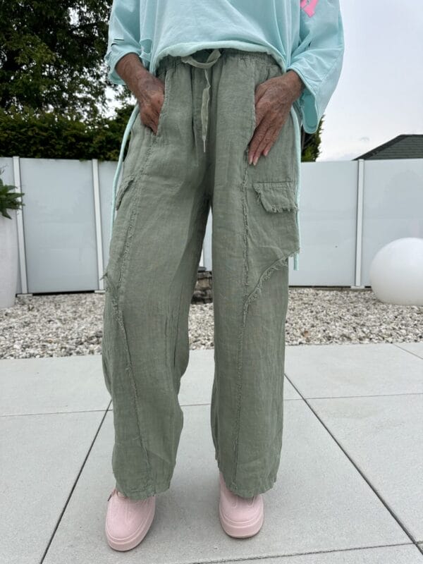 Hose Leinen2pFransen