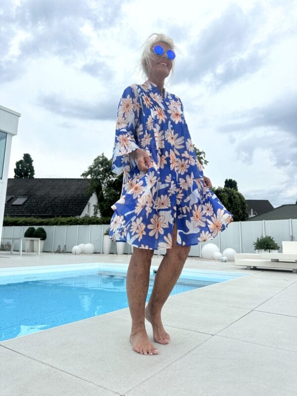 Kleid TransFLowerShort
