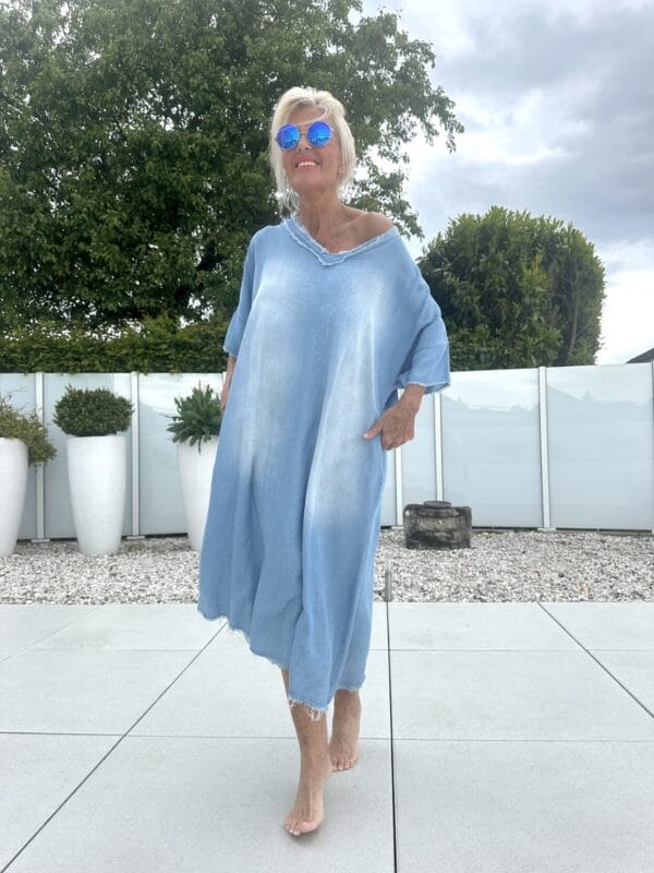 Kleid LightBlueWashed