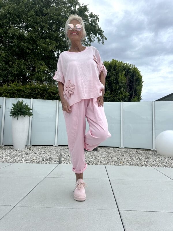 Shirt 2Häkelblüten