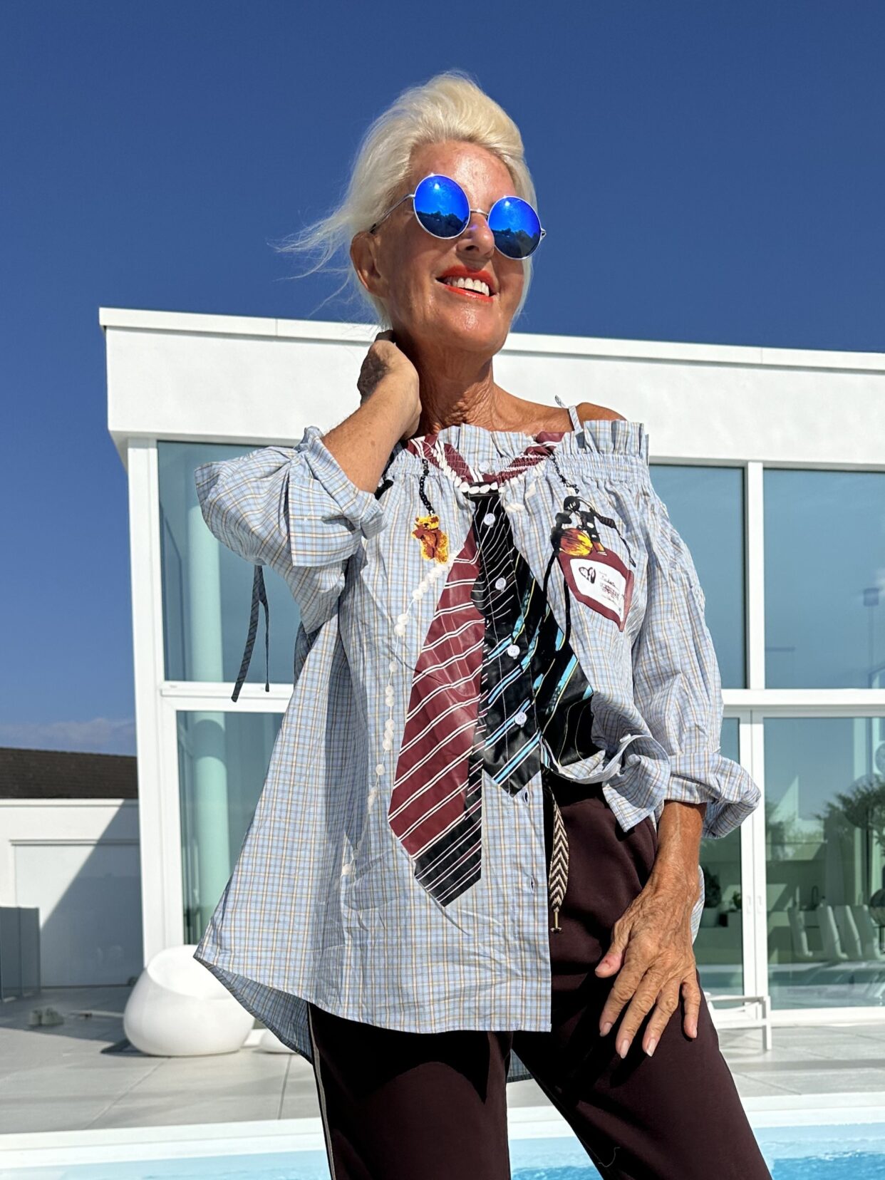 Bluse KrawatteTräger – Image 5