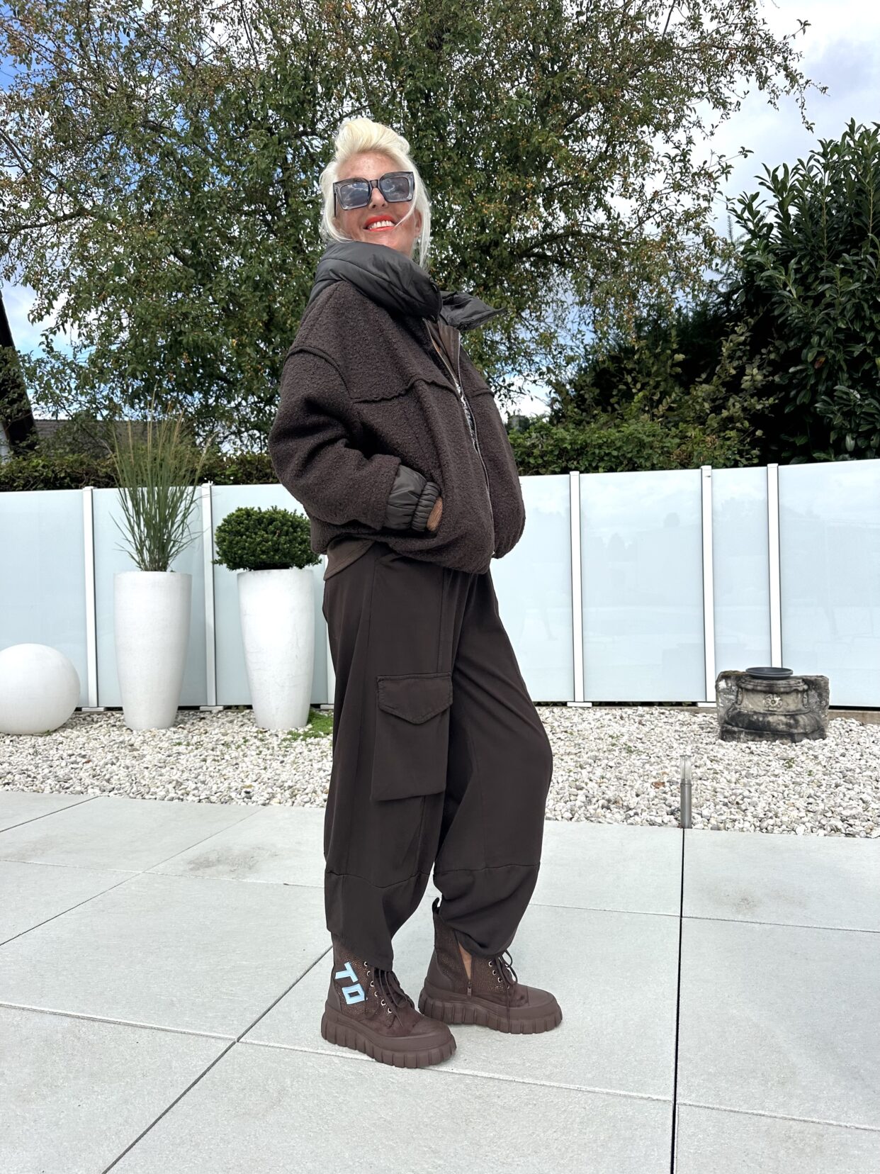 Jacke TeddyContrastKapuze - Image 2