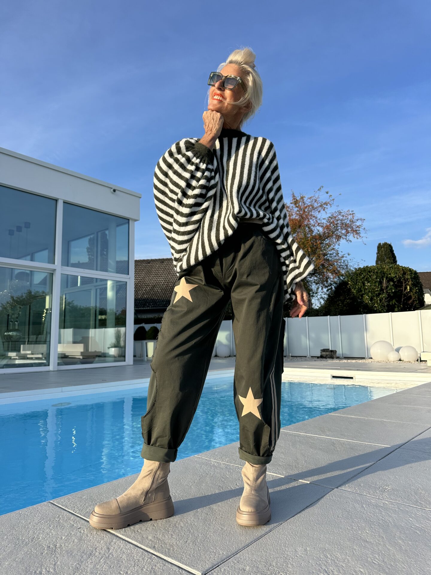 Pulli OversizeStreifen – Image 4