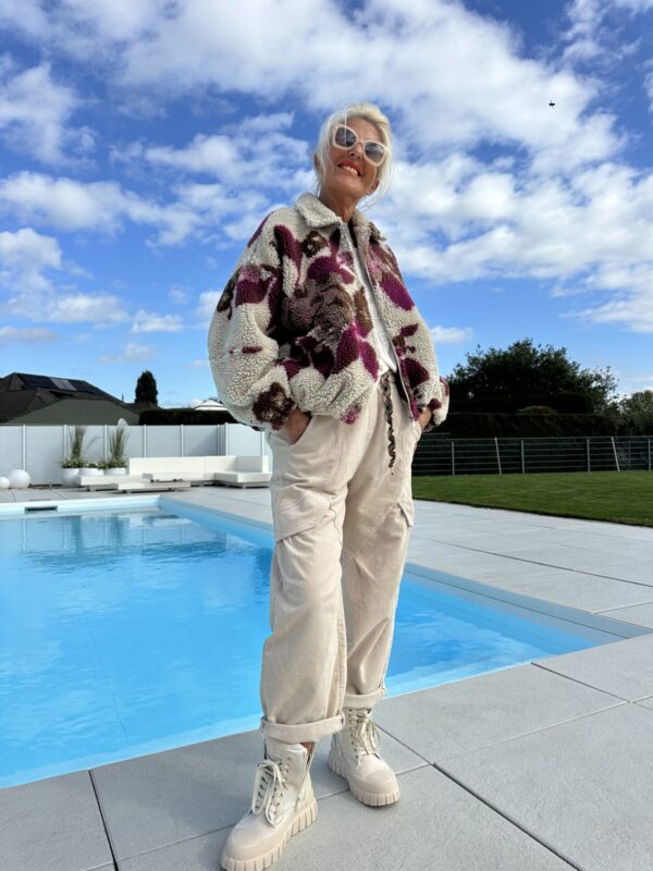 Jacke FlowerTeddy